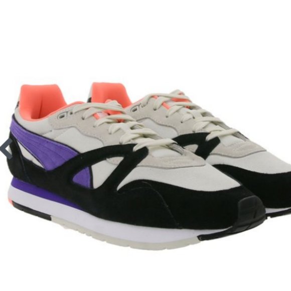 Puma Mirage NIB OG C.D Grey Purple 309686 01 Size 10
